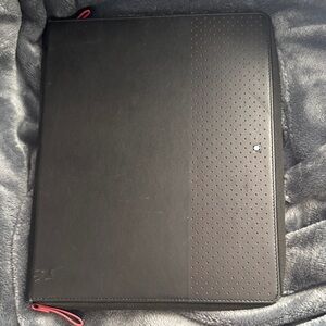 Montblanc Black and Red Tablet Case